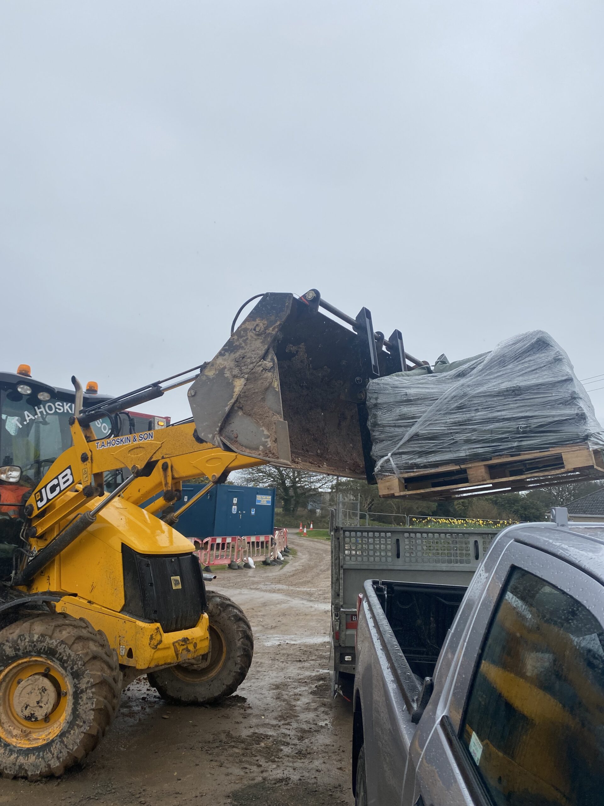 filled sandbags